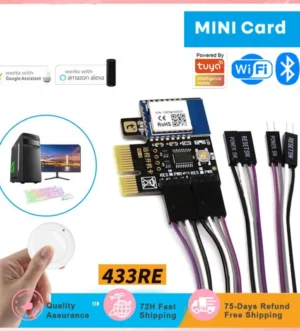 Tuya Wifi Computer Power Reset Switch PCI-E Card For PC 433 RF Smart Life APP Remote Voice Timer Control Work With Alexa Google